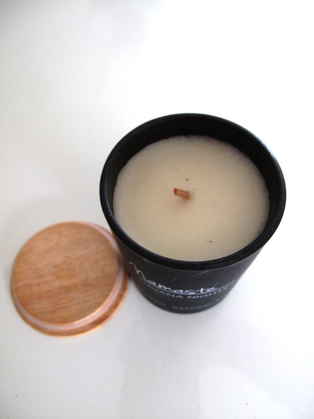 SAND & FOG candle NAMASTE HAVANA NIGHTS 4 oz HAVANA NOCTURNE Wooden lid HOME